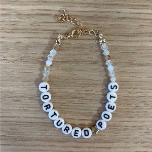 The Tortured poets department Handmade Adjustable‎ beaded friendship bracelet